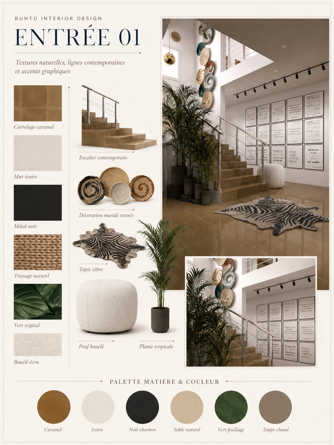 Moodboard · entrée & hall